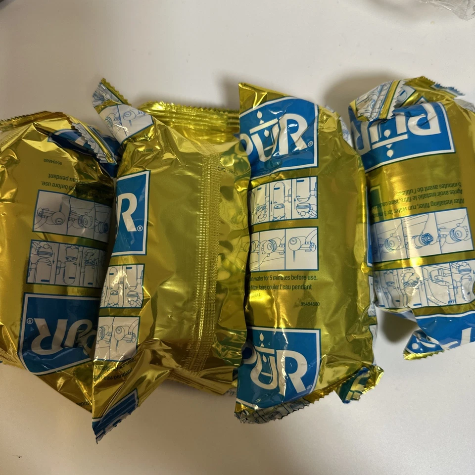 4 NEW - Genuine PUR 3-Stage Gold Faucet Mount Water Filters 95494880 RF-9999 - Image 2 of 2