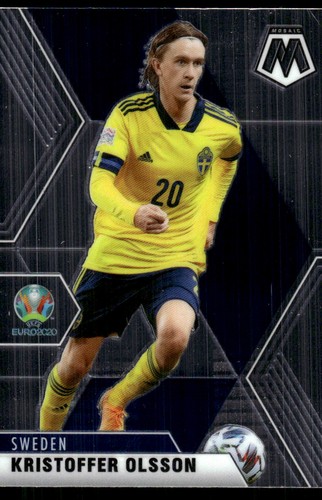 Kristoffer Olsson 2021 Panini Mosaic UEFA EURO 2020 #176 Sweden AutographDen