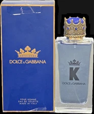 $125- K by Dolce & Gabbana 3.3oz. Men's EDT Lot 10033AB1- 100% Authentic