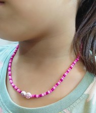 Beaded Necklace 4-6mm Stretchable 6-8" for Woman/Girls Multi-Colored Gift