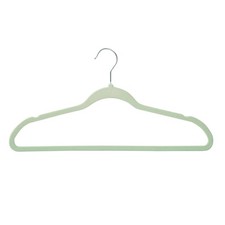 25-Pack Slim-Profile Non-Slip Velvet Hangers, Mint 17.75 x 9.5 x 0.2 inches