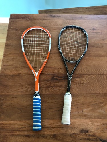 Squash Racquets Harrow Jonathan Power Custom Pro Series and Wilson N-Code 145g