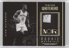 2016 Noir Rookie Materials Black and White 15/25 Isaiah Whitehead #29 Patch 0m0