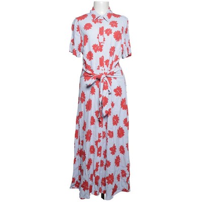 M&S Collection, Blusenkleid, Größe: 42, Blau/Rot/Mehrfarbig, Viskose #iHI