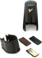 Vandoren LC27P Leather Alto Saxophone Ligature with Plastic Cap