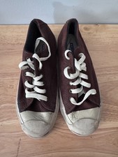 Vintage Converse Jack Purcell Shoes Brown Made in USA