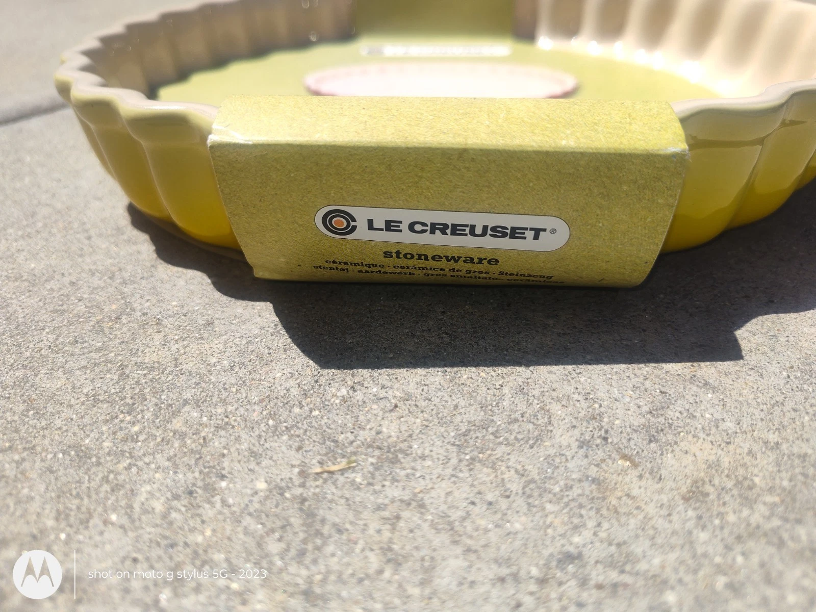 Le Creuset Soleil Yellow Tart Dish