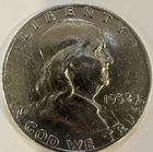 1952-D Franklin Half Dollar Coin. From Mint Set