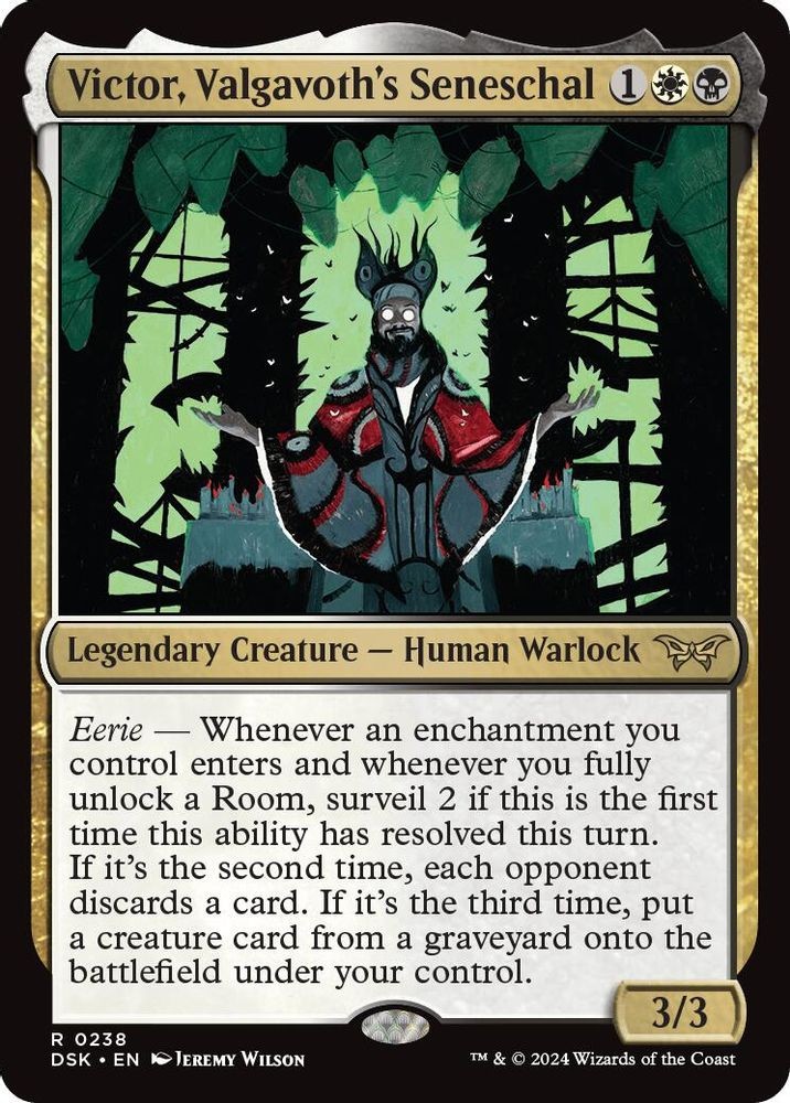 2024 MTG: DSK - Victor Valgavoths Seneschal (#238, Foil, R, Near Mint)