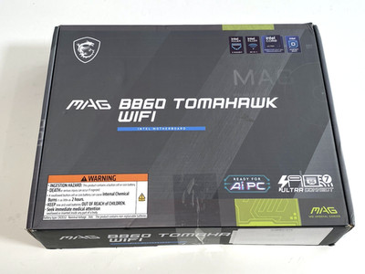 MSI MAG B860 TOMAHAWK WIFI Sockel 1851 Mainboard - nie benutzt - M2460