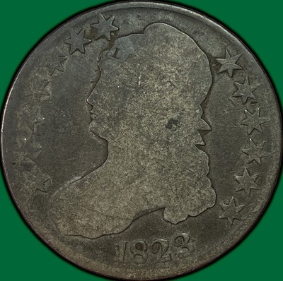 1823 Capped Bust Half Dollar Almost Good AG Coin #40193