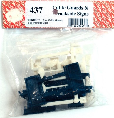 Kadee HO H0 Cattle Guards & Trackside Signs Kit  Art. Nr. 437 Neuware