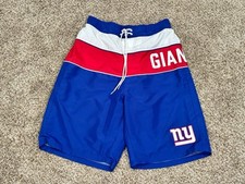 Ropa del equipo de la NFL New York Giants Natación Salón Board Shorts Baúl Bordado Talla L