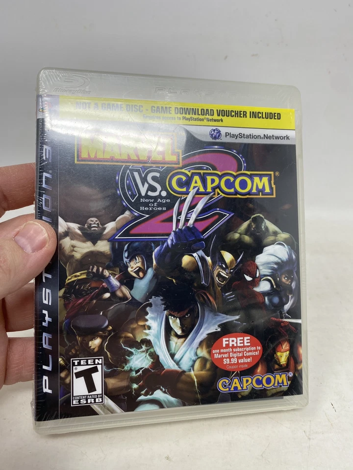 NEW ORIGINAL FACTORY SEALED Marvel vs. Capcom 2 (PlayStation 3, PS3 2012) RARE! - Image 2 of 4