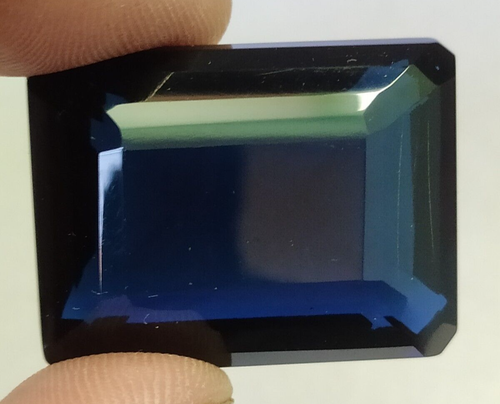 AAA+ 54ct. Large Blue Tanzanite Emerald Cut Loose Gemstone Gift for Birthday/Her - Picture 2 of 6