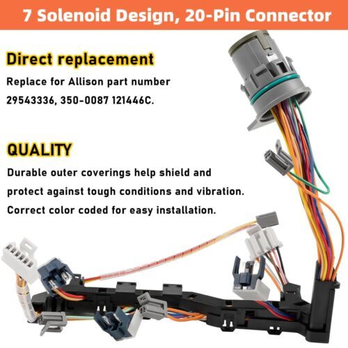 Wire Harness 29543336 for Allison 6 Speed Transmission Wiring Harness 1000/2000 - Bild 8 von 13