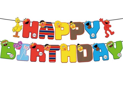 Sesame Street Party Supplies Balloons Kids Birthday Decorations Tableware - Picture 19 of 31