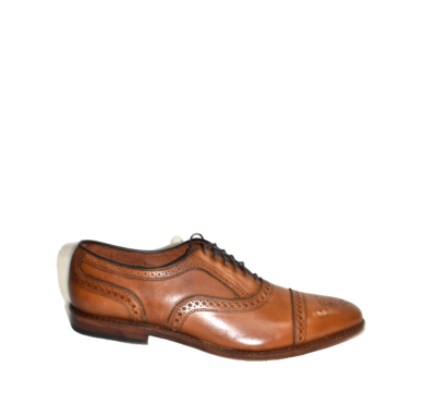 New! Allen Edmonds Strand Cap-toe Oxford Dress Shoe Walnut 13 2A