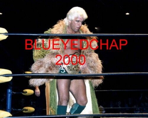 RIC FLAIR WRESTLER 8 X 10 WRESTLING PHOTO WWF WCW NWA - Picture 1 of 1
