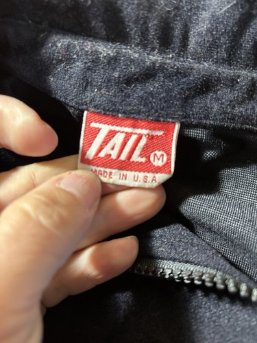 Women's vintage Tail black/neon full zip jacket, size M/L - Picture 5 of 10