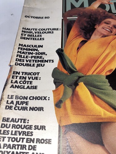JARDIN DES MODES FRANCE FASHION 0VERSIZED MAGAZINE  Oct 1980 Dress Pattern - Bild 2 von 10