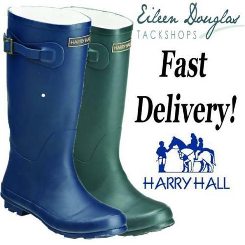 Harry Hall Ranger Wellies Wellys Wellington Stiefel grün oder marineblau alle Größen! - Bild 1 von 1