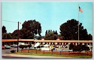 Postcard Tranquil Motel Two Miles West Of Erie Pennsylvania Unposted