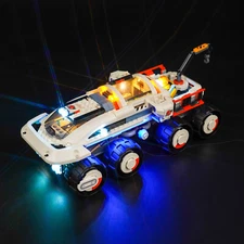 LocoLee LED Light Kit for Lego 60432 Command Rover and Crane Loader Outer Space 