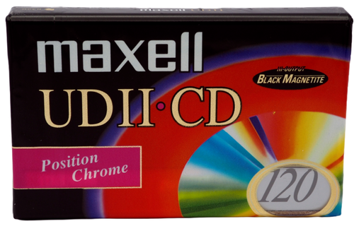 MAXELL UDII CD 120 Min Tipo II 2 Nastro audiocassetta vuoto cromato (1996) SIGILLATO - Foto 2 di 7