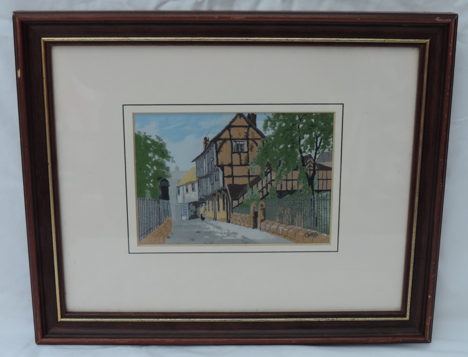 Cash's of Coventry Woven Silk Picture Coventry Priory Row eBay