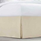 Nestl Bedding 14" Tailored Drop Premium Bedskirt, King - Cream