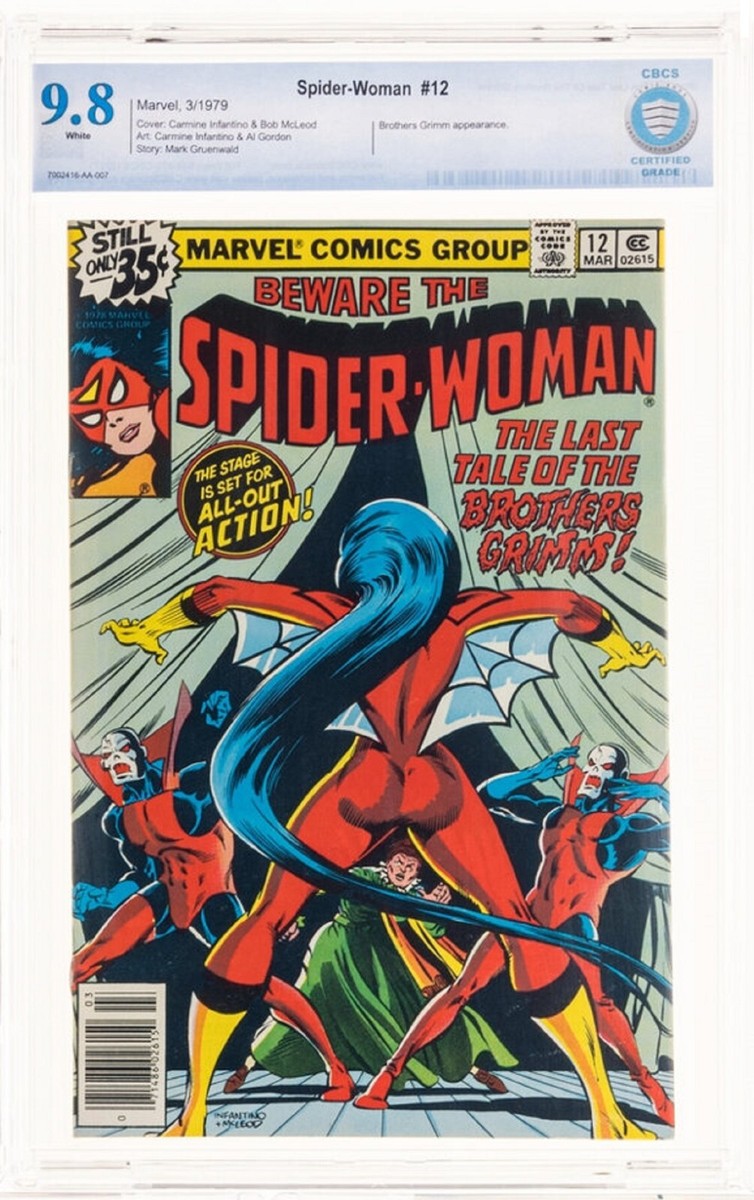 SPIDER-WOMAN #12 1979 CBCS 9.8 BROTHERS GRIMM APPEARANCE Cover