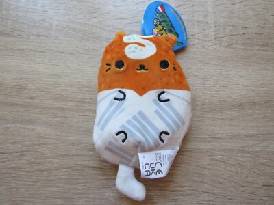 New Cats Vs. Pickles FISH N CHIPS #339 Bean Bag Plush 4'' Gold Wave