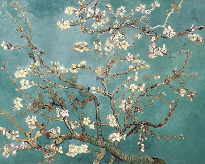 Vincent Van Gogh Almond Blossom Painting Giclee Print on Fine Art Paper