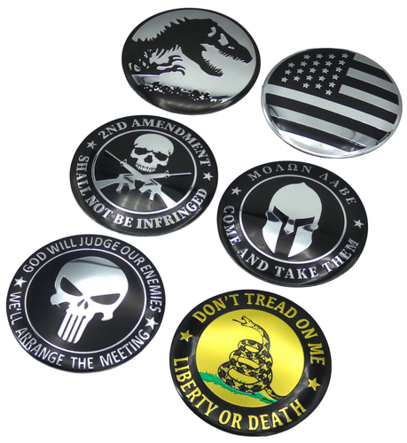 Set of 4 Wheel Center Cap Decal Emblem Stickers – 2.20" (56mm) CHOOSE YOUR STYLE - Picture 4 of 20