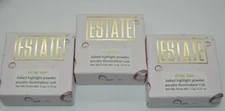 (3) Estate Dew Me Baked Highlighter Powder LIT ~ NIB  3.2g / 0.11Oz 