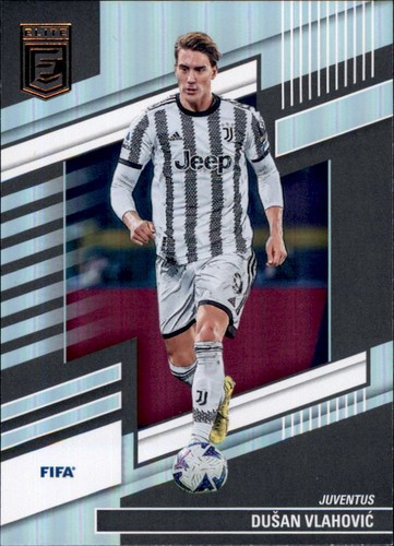 Karte 116 Dusan Vlahovic (Juventus) Panini Donruss Elite Fifa 22-23 Base Set - 第 1/1 張圖片