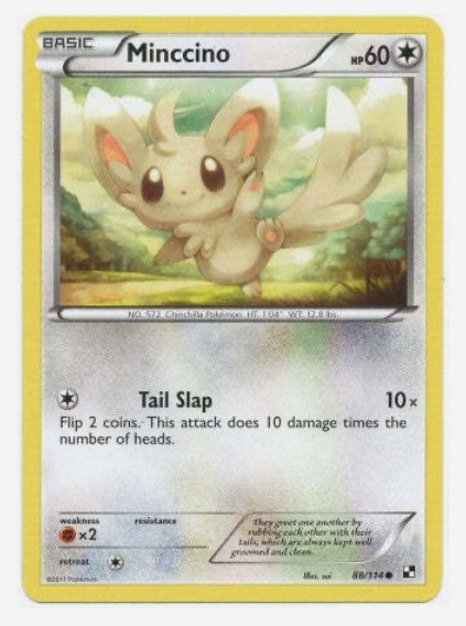 Pokemon - Black & White - Base Set - Minccino 88/114 - NM/M
