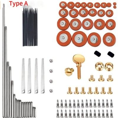 #ad 1 set of saxophone shaft stick screw leather pad repair instrument accessories $22.99