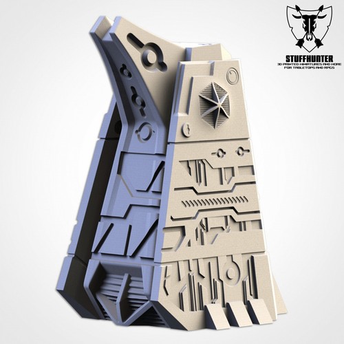 Xeno Pyramids - Tabletop Terrain Terreno - Scenery Wargaming para 28-32mm - Imagen 17 de 47