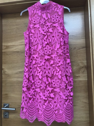 Traum Kleid Ana Alcazar Gr. 38 Pink Häckelspitze Spitze - Bild 3 von 6