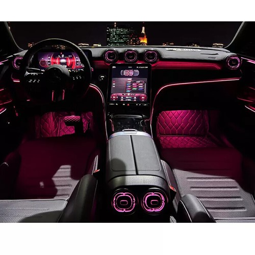 64 Colors Air Vent LED Ambient Light For 2022-2025 W206 Mercedes Benz C Class - Picture 11 of 24