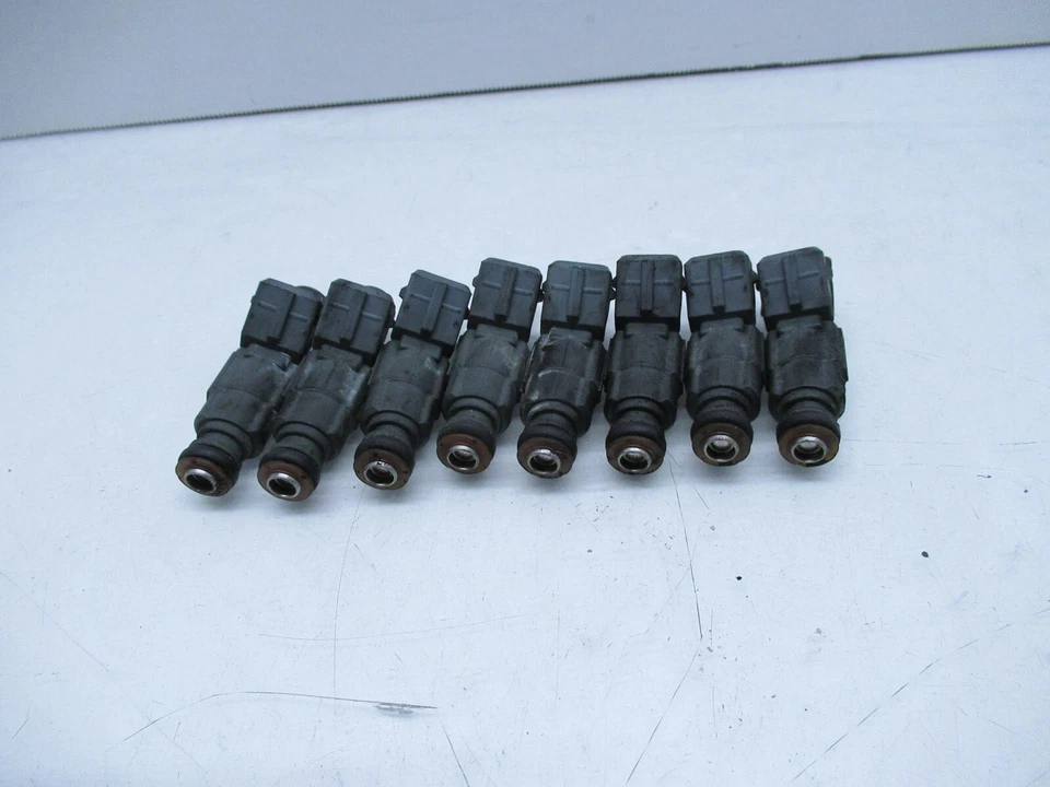 99-01 BMW E38 E39 540i 740i X5 M62 4.4L MOTOR INYECTOR COMBUSTIBLE CONJUNTO DE 8 ARTÍCULOS OEM Foto 3 de 4