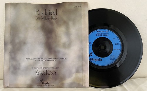 Debbie Harry - Backfired - 7" Vinyl Single 1981 Chrysalis Records CHS 2526 - Imagen 2 de 4