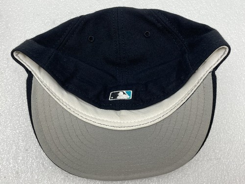 VINTAGE 90's NEW ERA FLORIDA MARLINS 5950 AUTHENTIC 7-1/8 BLACK MLB DEADSTOCK - Picture 7 of 12