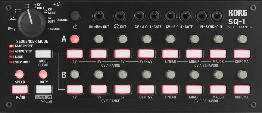 Korg SQ-1 Sequencer Modulo Step Sequencer 2x8 Step