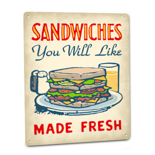 Sandwiches Te gustarán Signo Pastrami Sub Sandwich Jamón Atún Carne Café Comedor BLT