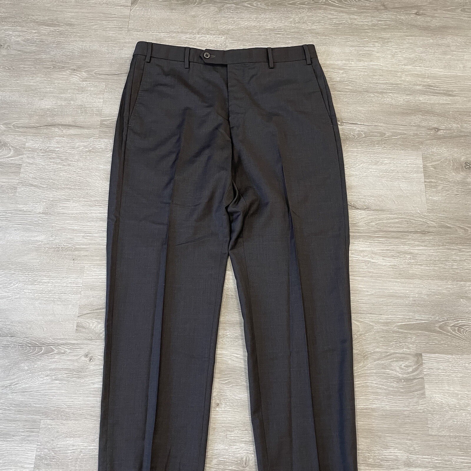 Current Zanella Devon Wool Flat Front Dress Pants… - image 1