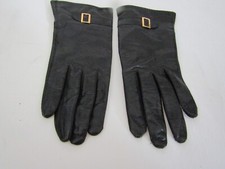 BLACK COWHIDE DRIVING GLOVES