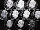 COMPLETE SET OF-2000-2025- S CLAD PROOF OF ROOSVELT DIME-26 COIN LOT